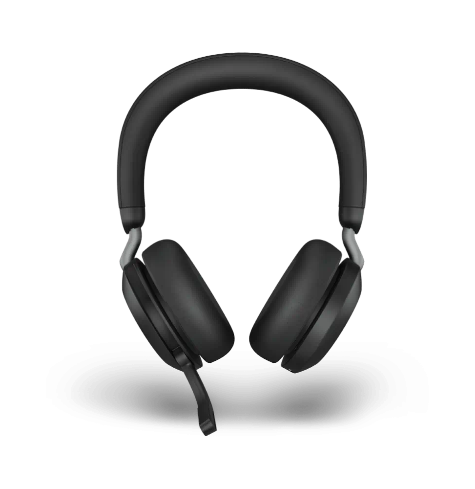 Micro-casque Sans Fil Jabra Evolve2 75 UC USB-A Bluetooth Noir (27599-989-999) (27599-989-999)
