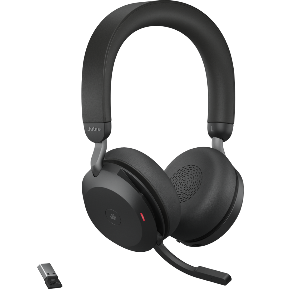 Micro-casque Sans Fil Jabra Evolve2 75 UC USB-A Bluetooth Noir (27599-989-999) (27599-989-999)