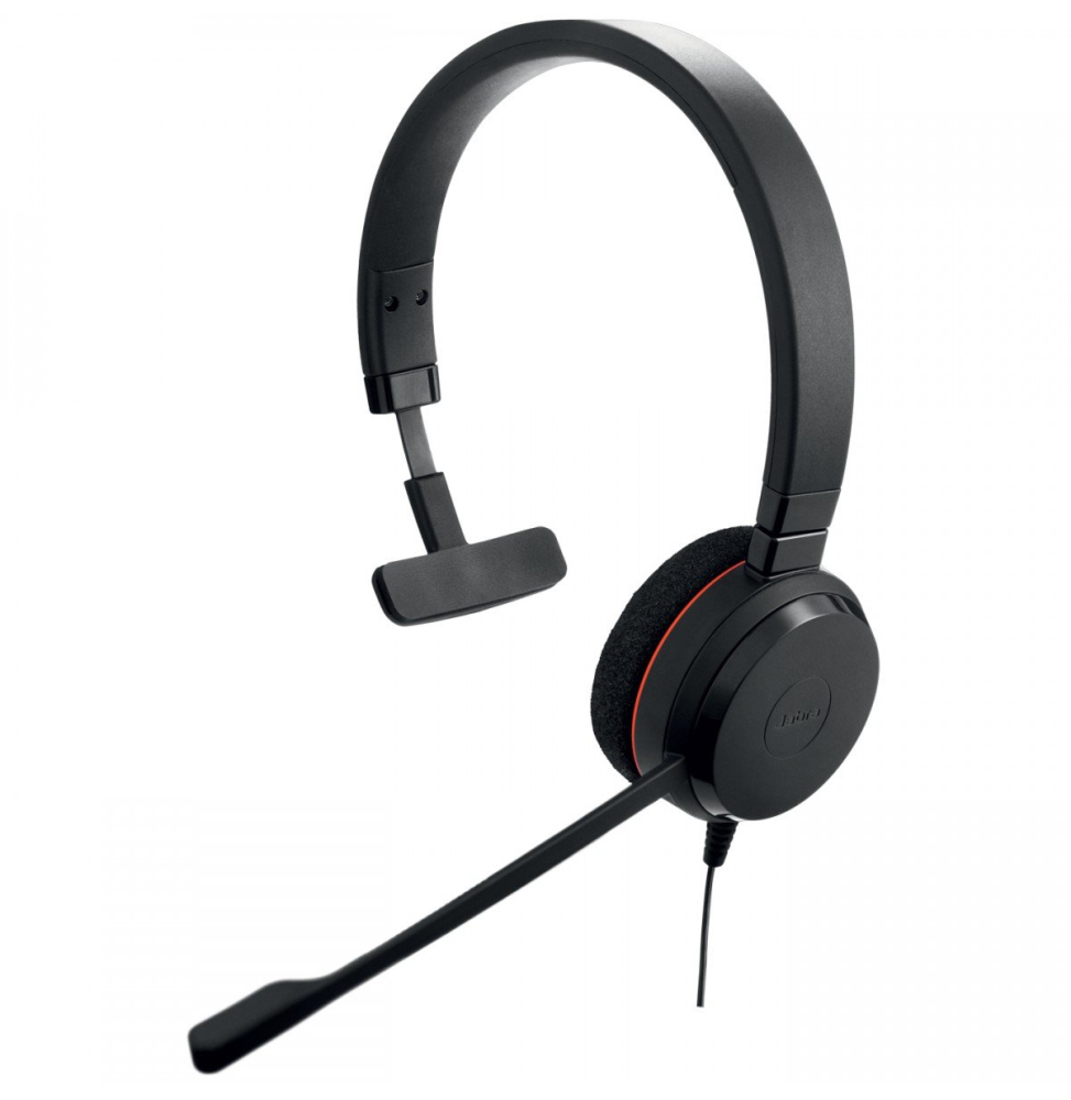 Micro-casque filaire professionnel Jabra Evolve 20 - USB-C/A, MS Mono Microsoft Teams (4993-823-169) (4993-823-169)