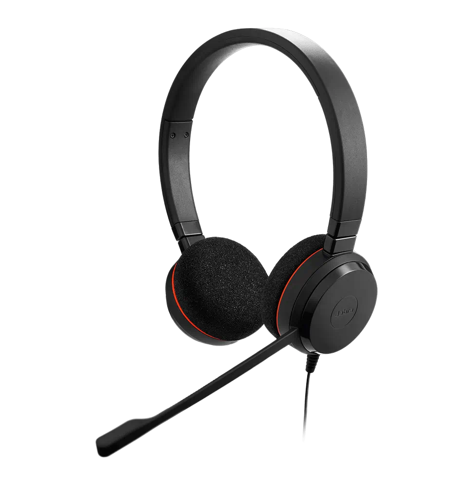 Micro-casque filaire professionnel Jabra Evolve 20 MS Stereo Microsoft Teams Stéréo (4999-823-109) (4999-823-109)