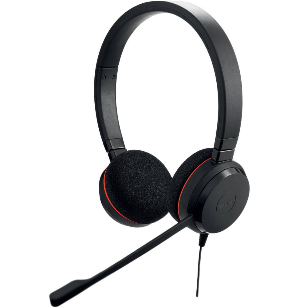 Micro-casque filaire professionnel Jabra Evolve 20 - USB-C/A, MS Stereo Microsoft Teams Stéréo (4999-823-169) (4999-823-169)