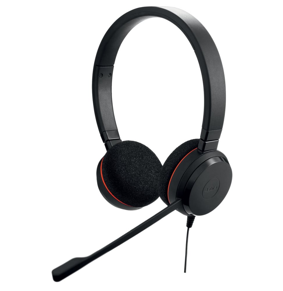 Micro-casque filaire professionnel Jabra Evolve 20SE MS Stereo Microsoft Teams Stéréo (4999-823-309) (4999-823-309)
