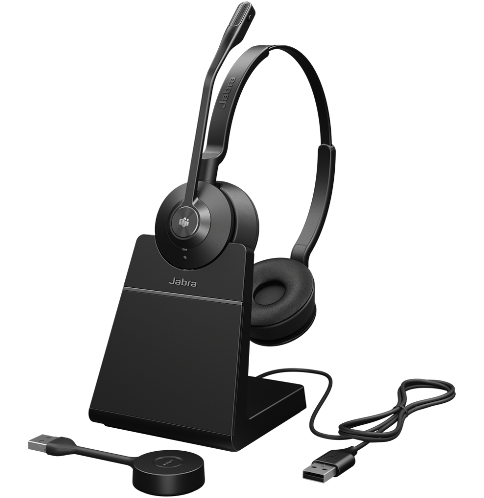 Accessoire casque professionnel Jabra Accessories Engage 55 SE - USB-A MS Stereo (Include Stand) Microsoft Teams Stéréo (9659-455-111) (9659-455-111)