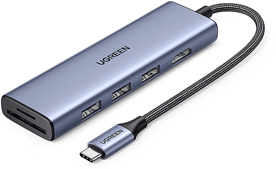 UGREEN 20956A HUB USB-C Ugreen 6 en 1 - 4K
