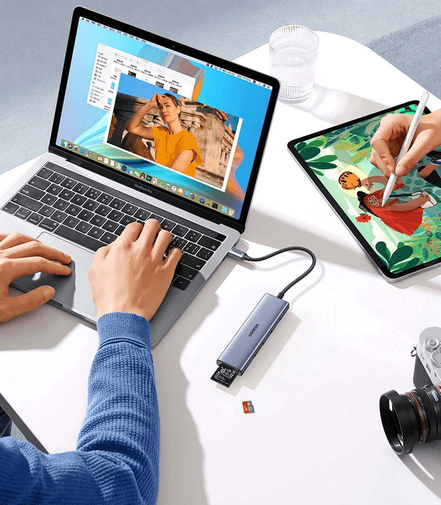 UGREEN 20956A HUB USB-C Ugreen 6 en 1 - 4K
