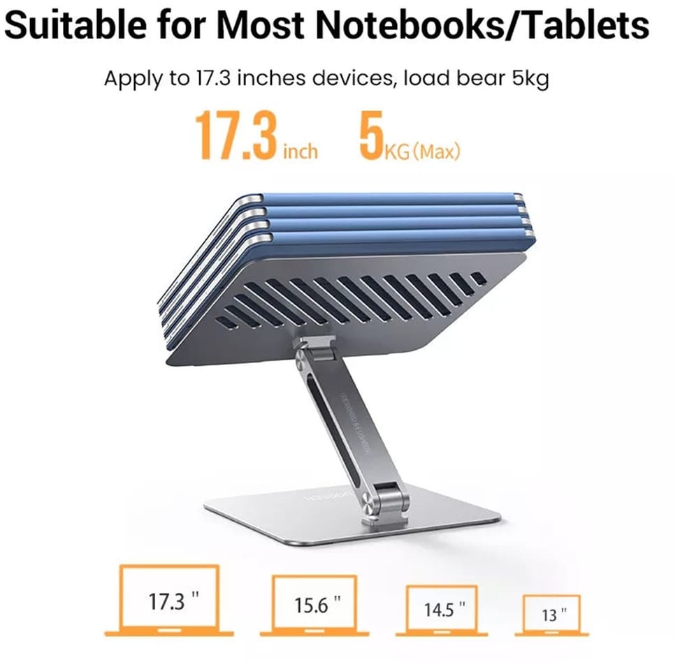 Support PC Portable UGREEN Support Ugreen Amovible pour PC Portable 40291 vue produit galerie 2