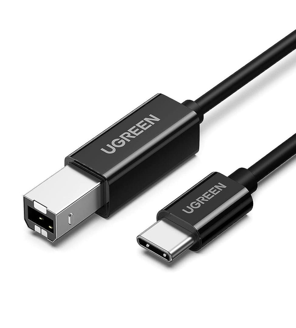 UGREEN 50446 Câble Ugreen imprimante USB-C vers USB B Mâle Noir - 2 mètres