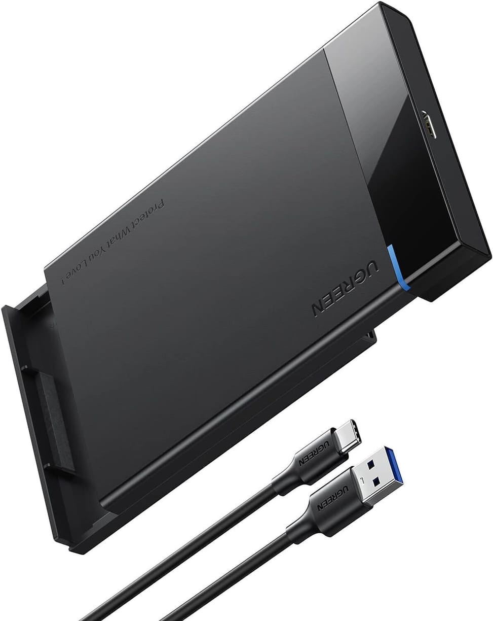Boîtier SSD Externe UGREEN Boitier externe Ugreen USB-C vers USB-A SATA 2,5" 50743 vue produit galerie 2