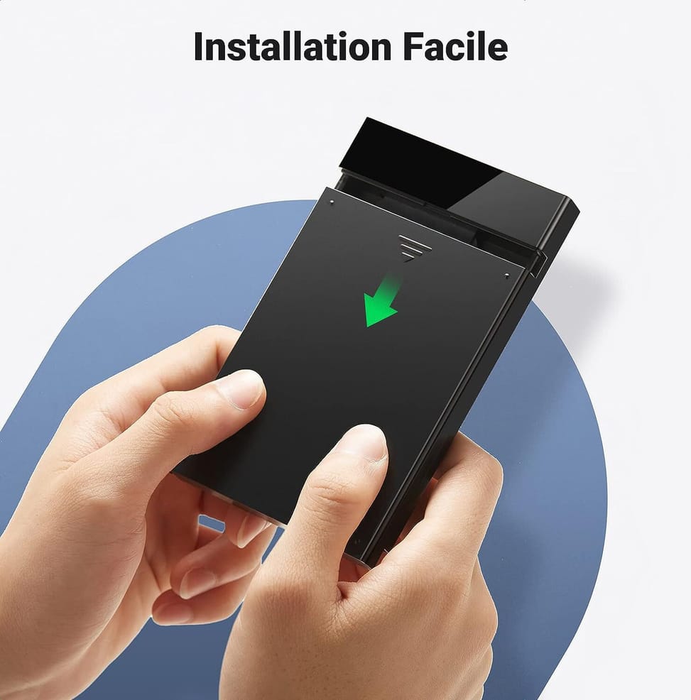 Boîtier SSD Externe UGREEN Boitier externe Ugreen USB-C vers USB-A SATA 2,5" 50743 vue produit galerie 3