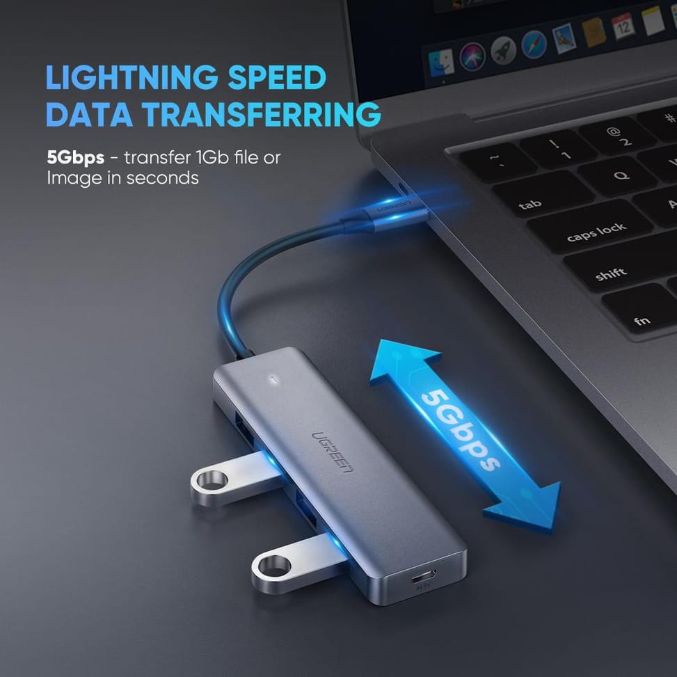 Hub USB-C UGREEN HUB USB-C Ugreen 4 en 1 70336 vue produit galerie 2