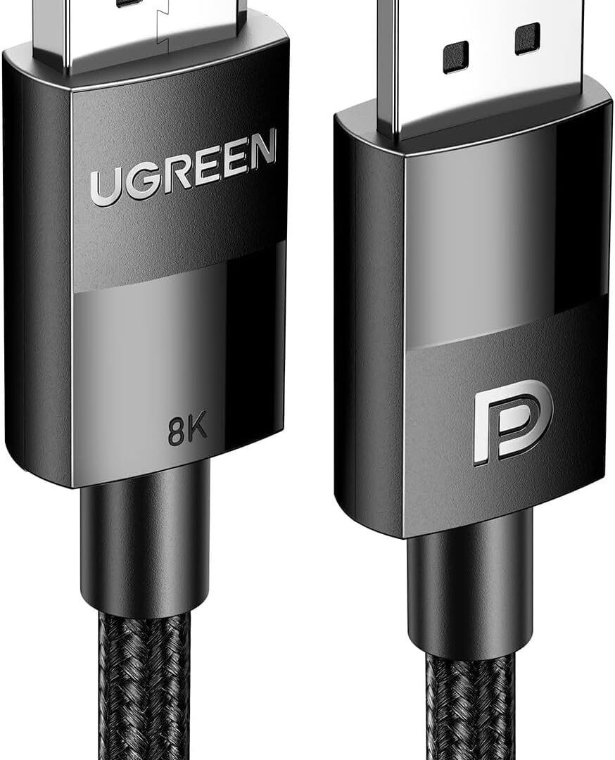 UGREEN 80390 Câble Ugreen DisplayPort 1.4 Mâle vers Mâle 8K - 1 mètre