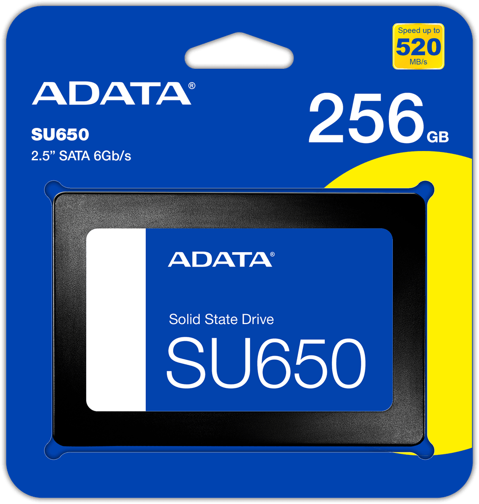 Disque Dur interne SSD ADATA Ultimate SU650 2.5" 256 Go (ASU650SS-256GT-R) au Maroc