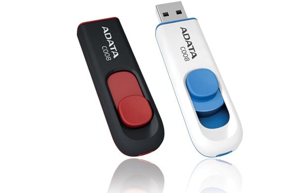 Clé USB ADATA Classic Series C008 - 16GB, 32GB (AC008-32G-RKD) au Maroc