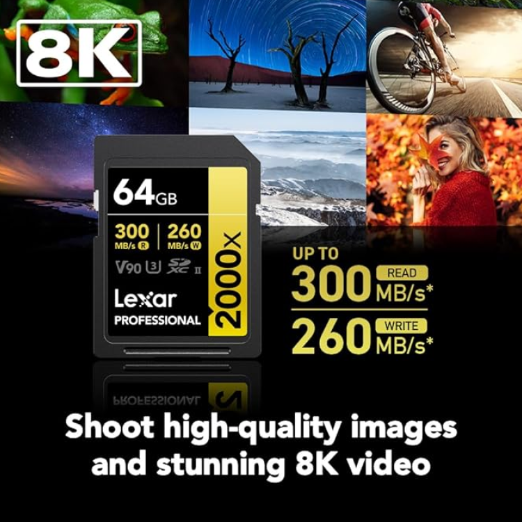 Lexar LSD2000064G-BNNNG 64GB — vue produit — livraison Global Zone à Tanger