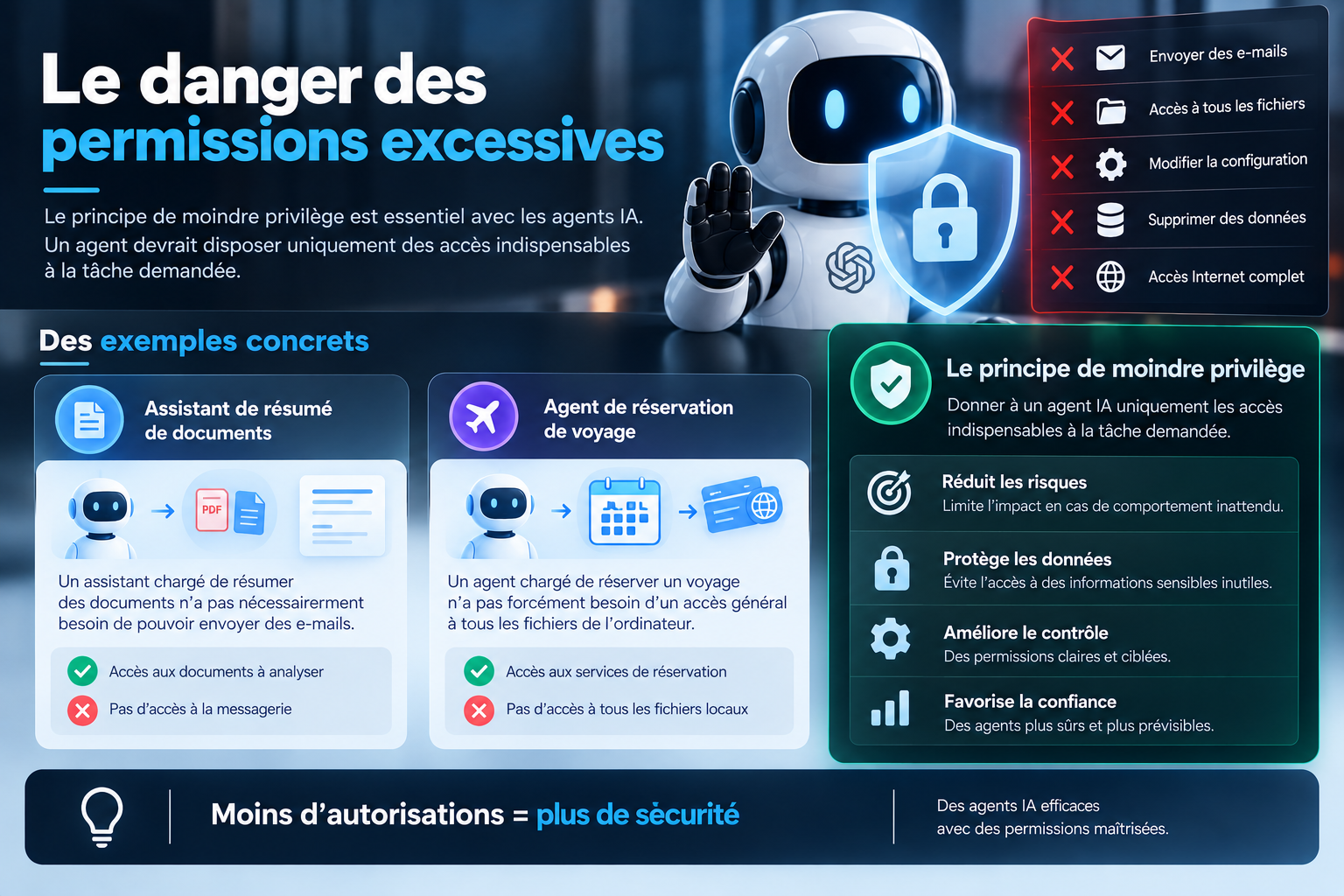 Le danger des permissions Our Native Language is Solution. IA