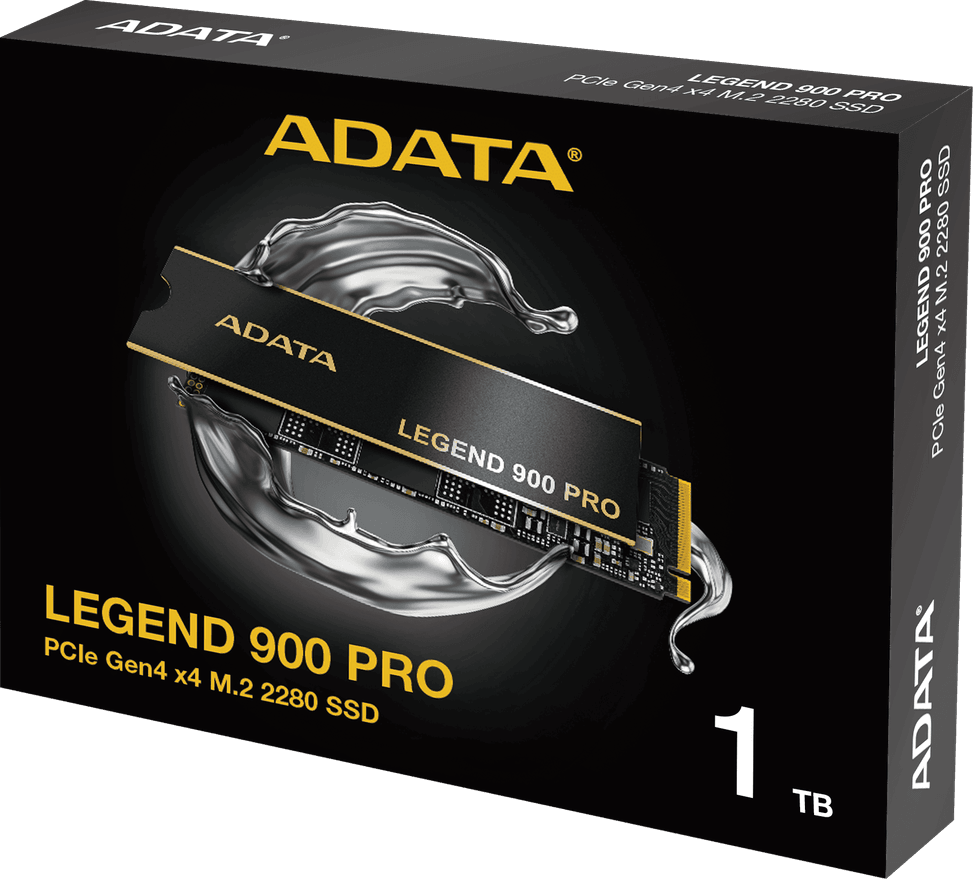 Disque Dur interne SSD ADATA LEGEND 900 PRO PCIe Gen4 x4 M.2 2280 - 1To (SLEG-900P-1TCS) au Meilleur Prix au Maroc