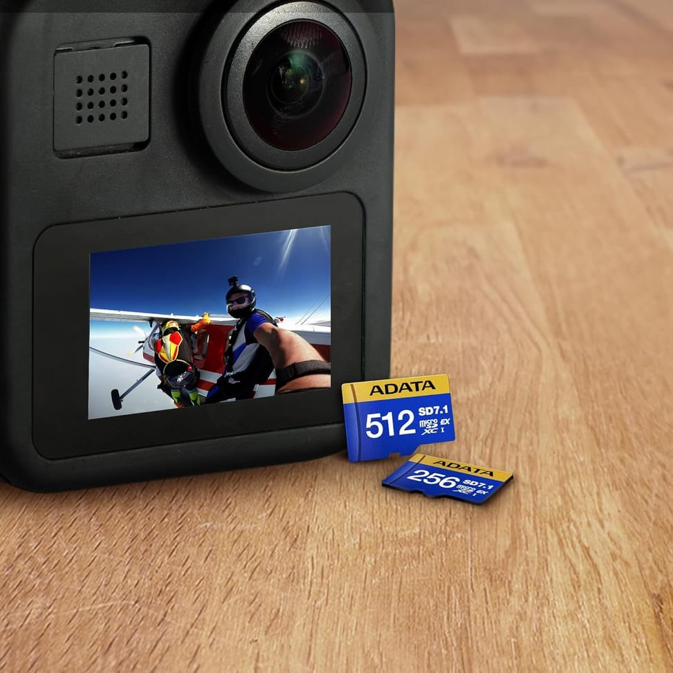 Carte mémoire ADATA Premier Extreme 512 Go MicroSDXC SD7.1 Express V30 (UD512GEX3L1-C) au Meilleur Prix au Maroc