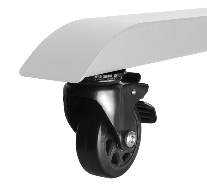 Roulettes System X B-Tech BT8380-CASTORS — vue produit — livraison Global Zone à Marrakech