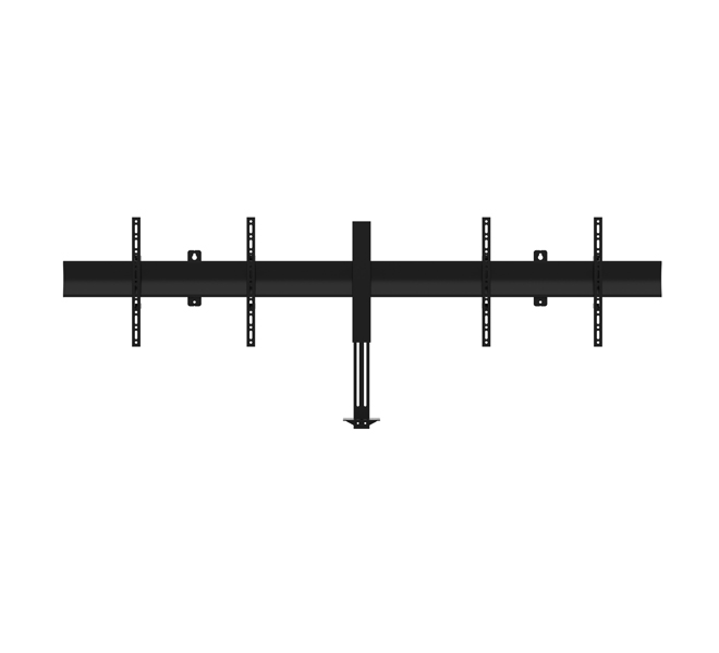 Support mural double écran B-Tech BT8416/BB — vue produit — livraison Global Zone à Tanger