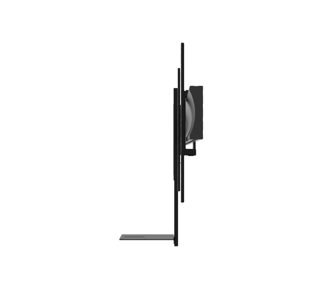 Support mural double écran B-Tech BT8416/BB — vue produit — livraison Global Zone à Marrakech