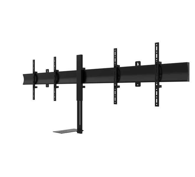 Support mural double écran B-Tech BT8416/BB — vue produit — livraison Global Zone à Agadir
