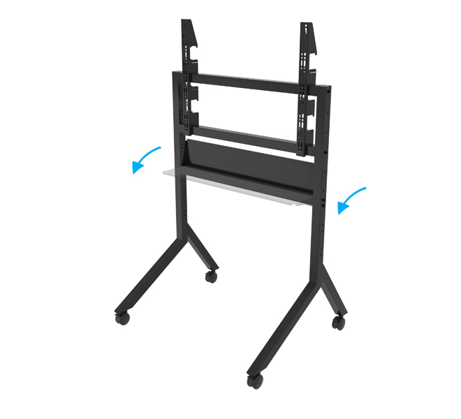 Chariot / stand écran B-Tech BT8545/B — vue produit — livraison Global Zone à Tanger