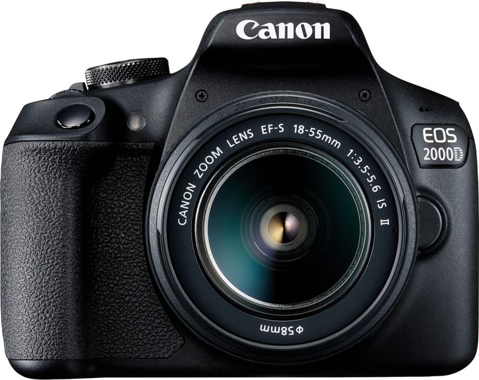 Appareil photo reflex Canon 2000D — vue produit — livraison Global Zone à Tanger