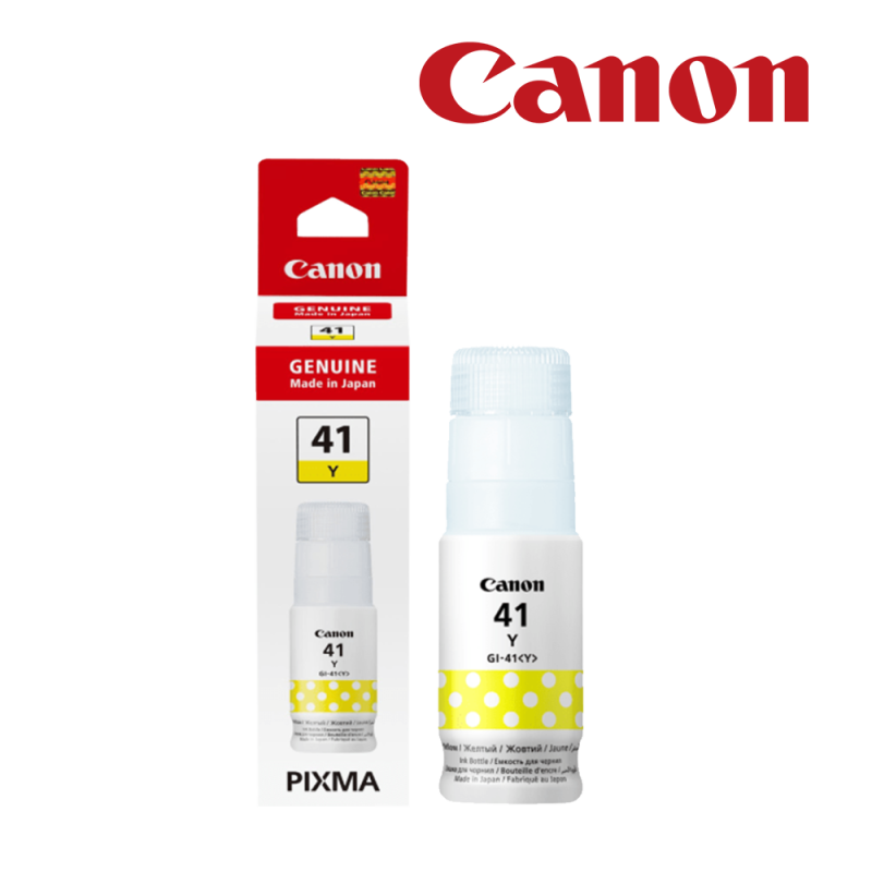 Bouteille d'Encre Canon Bouteille GI-41 Y — Global Zone Maroc