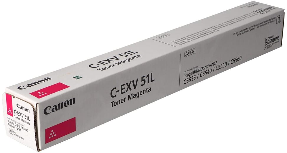 Toner Canon C-EXV 51L Magenta — vue produit — livraison Global Zone à Casablanca