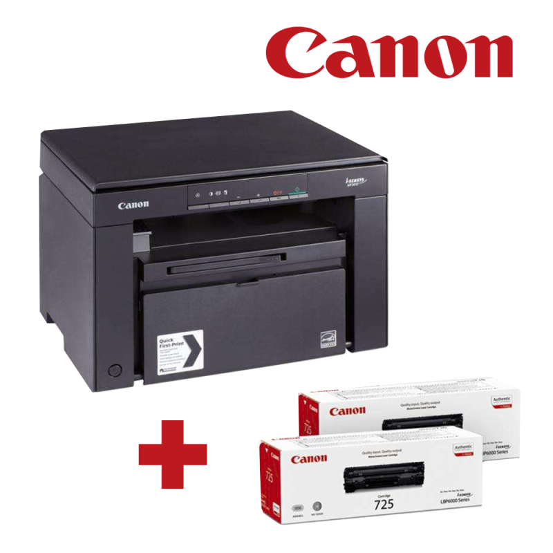 Toner Canon Laser HARD BUNDLE MF3010 2 x Toner 725 5252B034AA