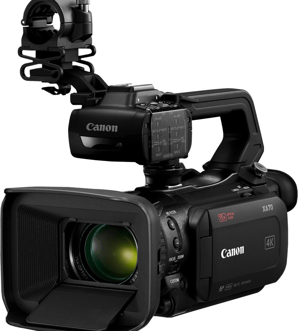 Caméscope Canon XA70 — vue produit — livraison Global Zone à Rabat