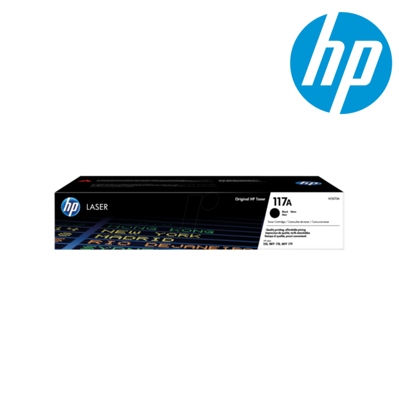 Toner HP 117A Black Original Laser Toner Cartridge W2070A