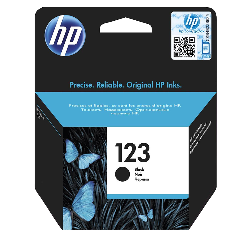 Cartouche d'Encre HP 123 Noir F6V17AE au Meilleur Prix au Maroc – Image 2