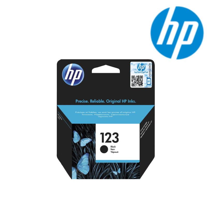 Cartouche d'Encre HP 123 Black Original Ink Cartridge — Global Zone Maroc