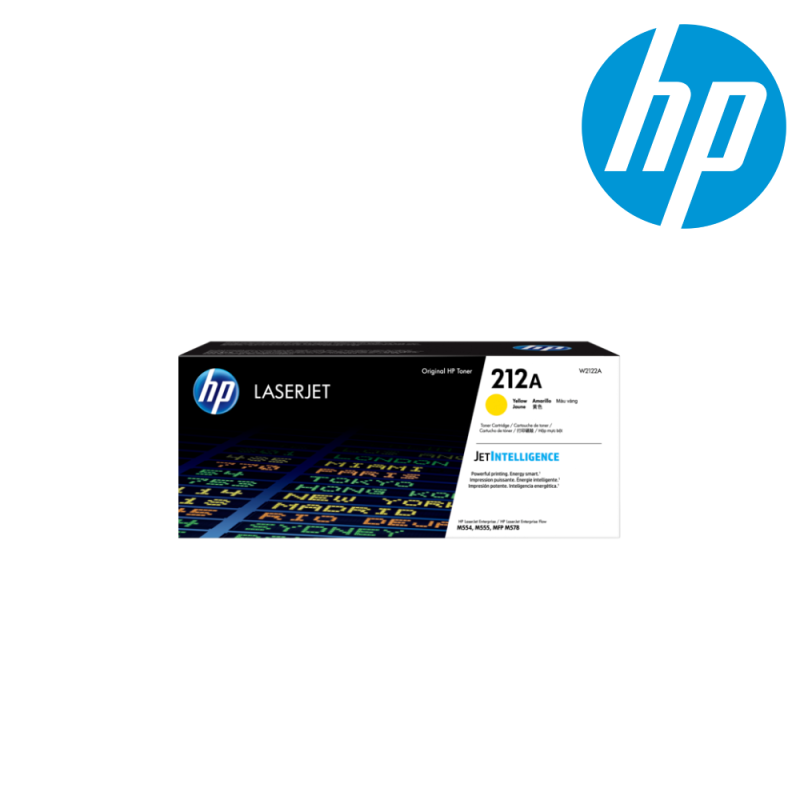 Toner HP 212A Yellow Original LaserJet — vue produit, Global Zone Tanger