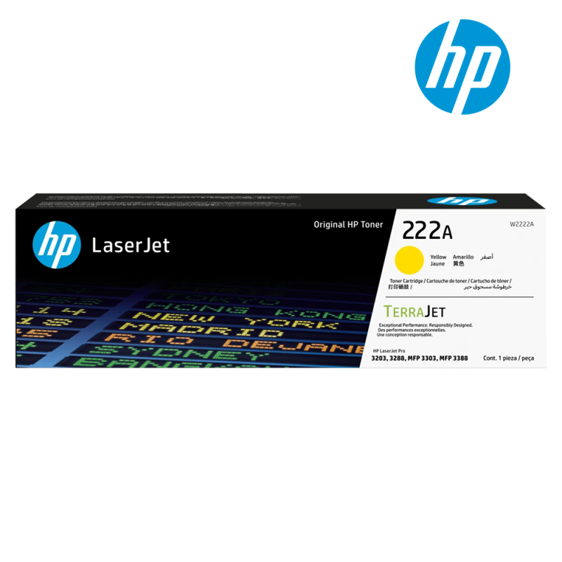 Toner HP 222A Yellow Original LaserJet Toner Cartridge — Global Zone Maroc