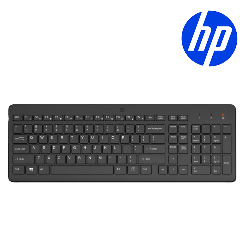 Clavier HP 225 Wireless — vue produit, Global Zone Tanger