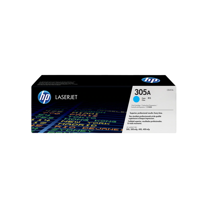 Toner HP 305A Cyan CE411A au Meilleur Prix au Maroc – Image 2