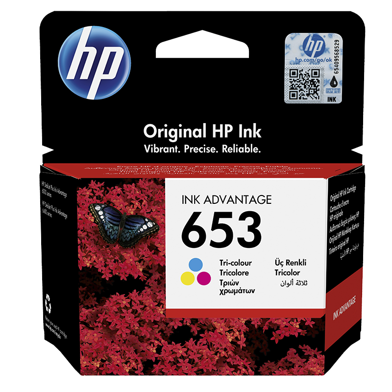 Cartouche d'Encre HP 653 Tri-color Original Ink Advantage Cartridge au Meilleur Prix au Maroc – Image 2