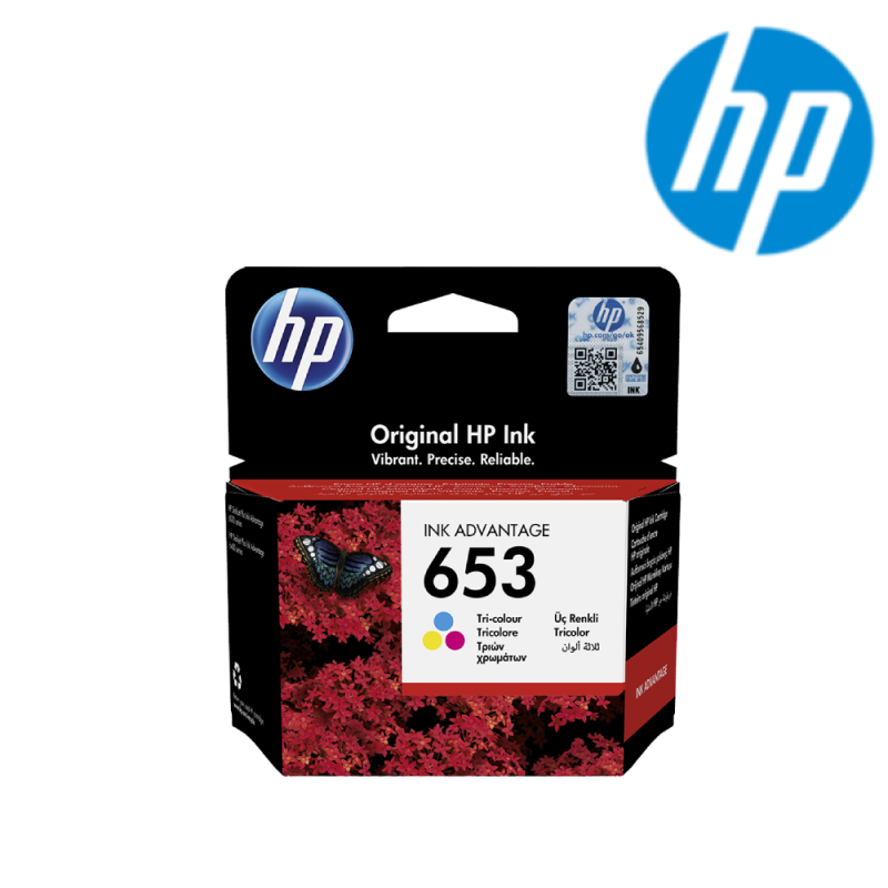 Cartouche d'Encre HP HP 653 Tri-color Original Ink Advantage Cartridge