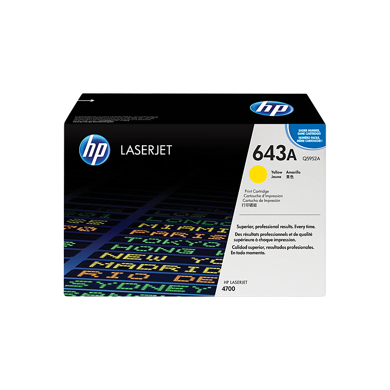 Toner HP 643A Jaune Q5952A au Meilleur Prix au Maroc – Image 2