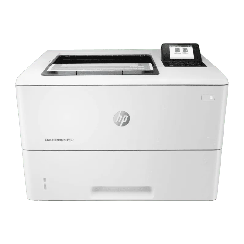 Imprimante HP LaserJet Enterprise M507dn — vue produit, livraison à Casablanca