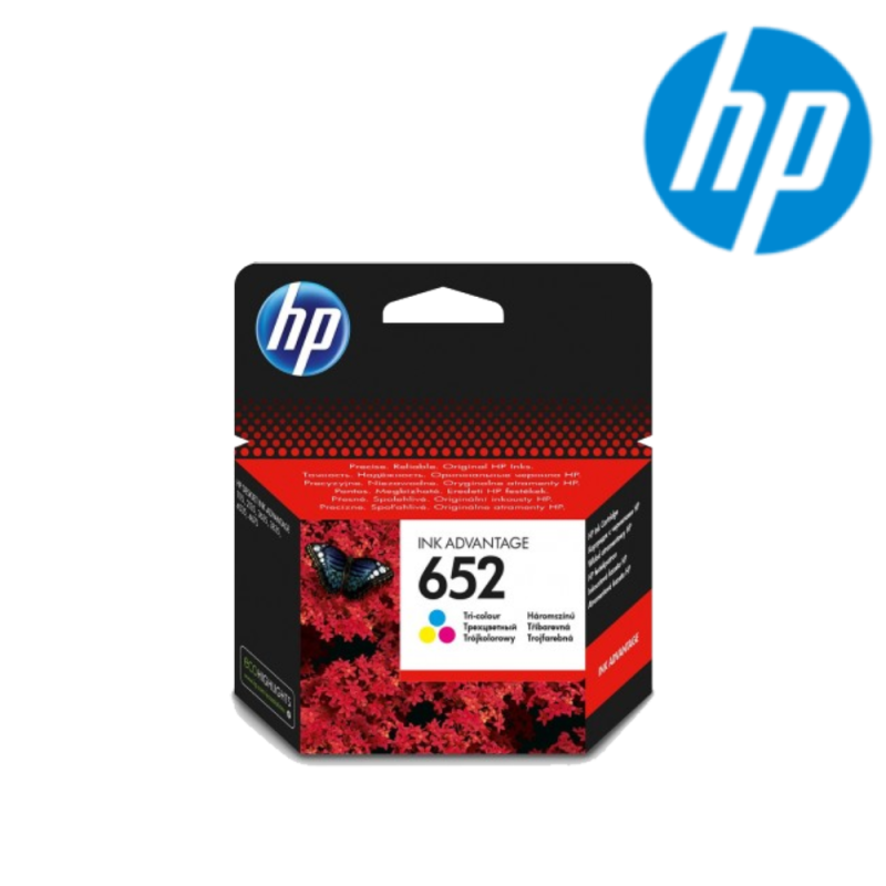 Cartouche d'Encre HP HP652Tri-colorOriginalInkAdvantageCartridge