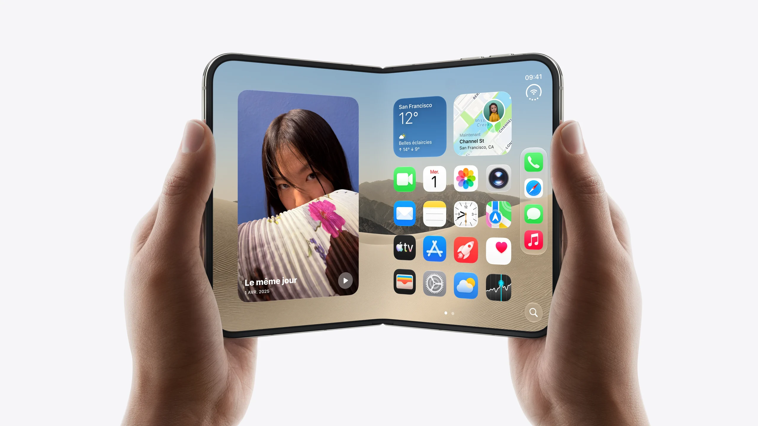 iPhone Duo et Galaxy Z Fold8 comparés côte à côte