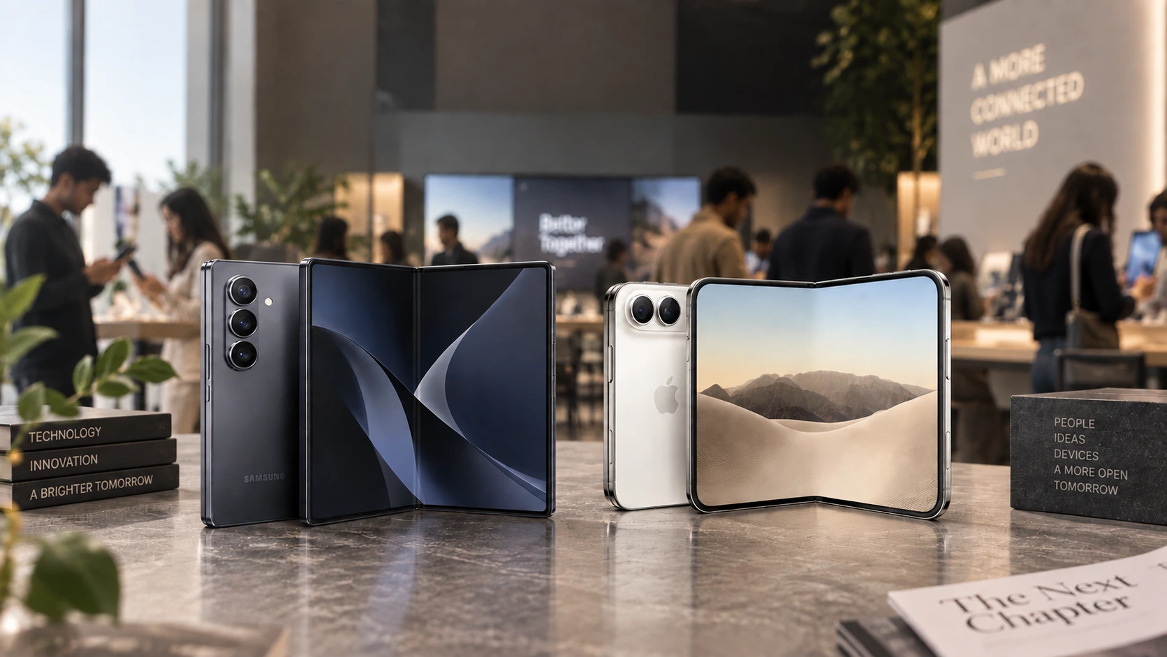 iPhone Duo vs Galaxy Z Fold8 : Apple et Samsung face à face en 2026