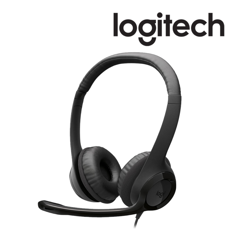 Casque Logitech LOGITECH CASQUE H390 Corded BLACK USB type C