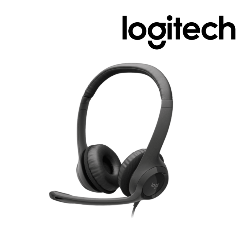 Casque Logitech LOGITECH CASQUE - H390 USB Computer Headset BLACK