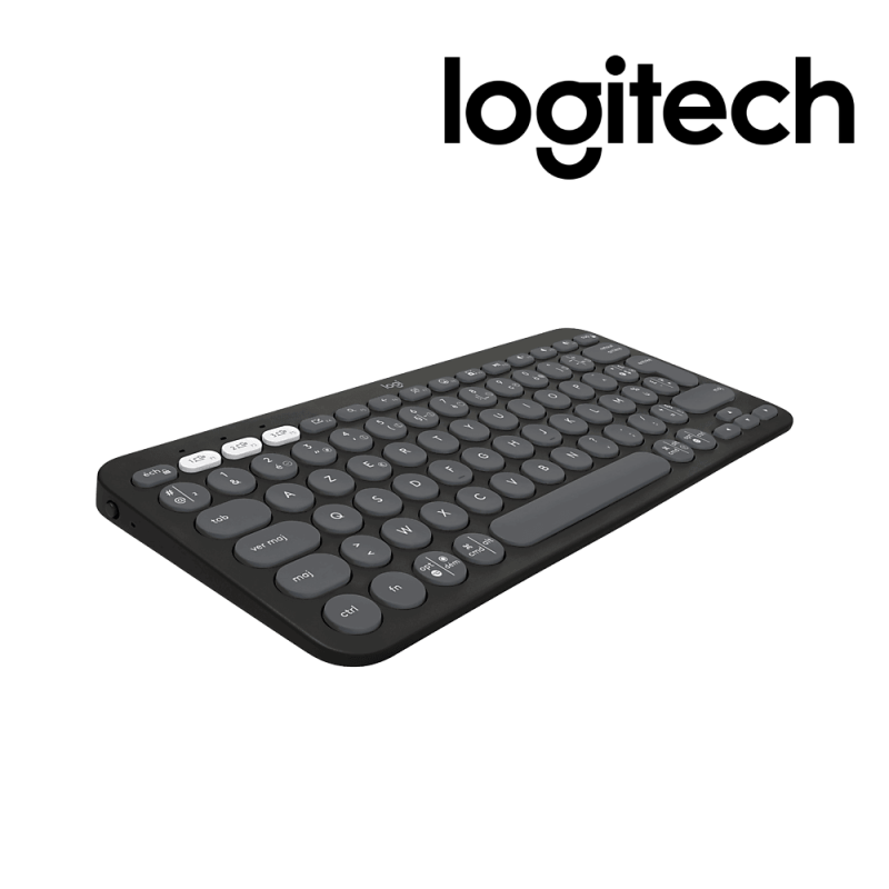 Souris Sans Fil Logitech LOGITECH CLAVIER BT Pebble Keys 2 K380s-GRAPHITE