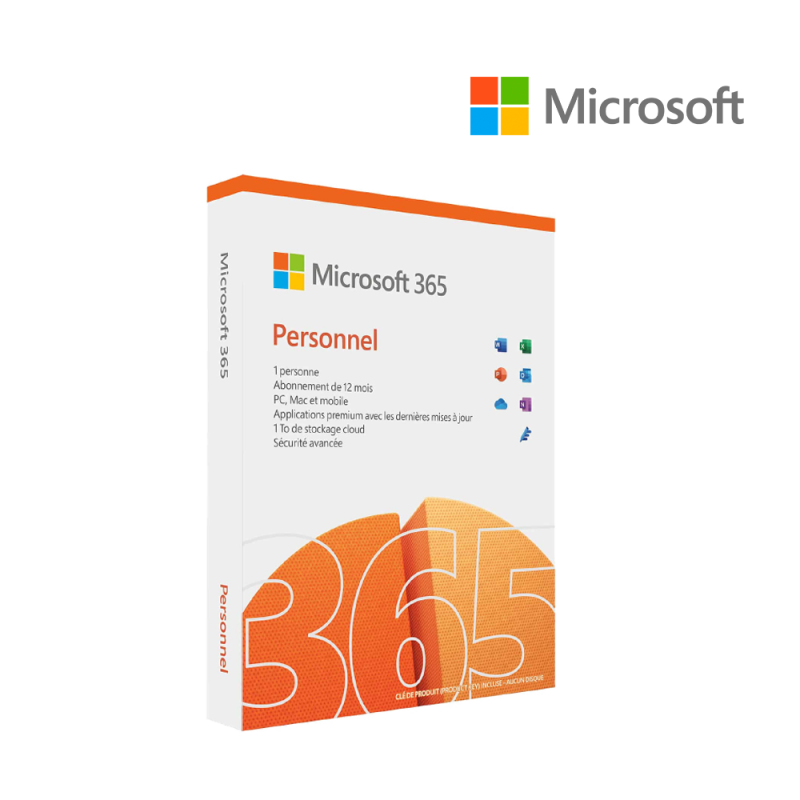 Logiciel Microsoft M365 PERSONAL FY25H2 French 1YR Africa Only