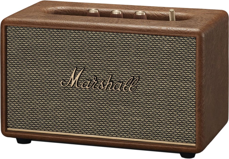 Enceinte Bluetooth Marshall Acton III Marron — vue produit — livraison Global Zone à Casablanca